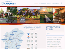 Tablet Screenshot of bluegrasskentucky.com